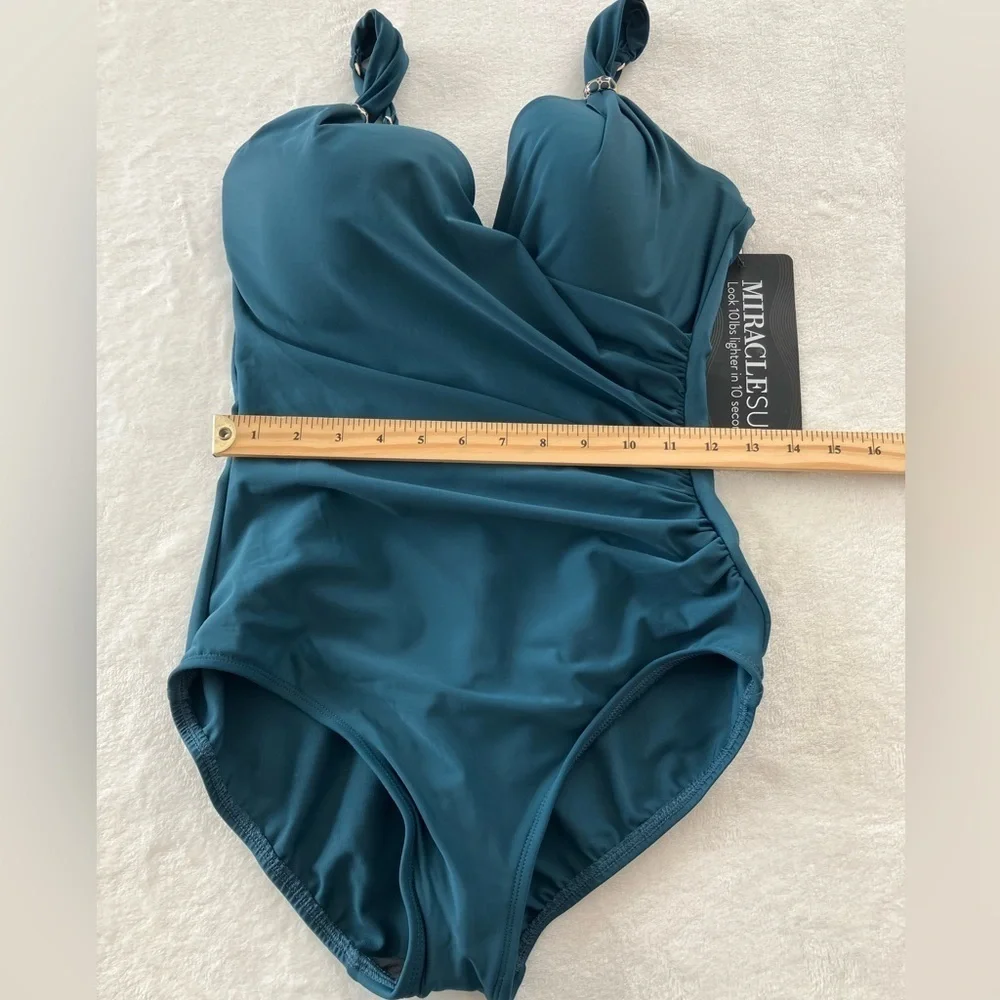 MIRACLESUIT Size 12 Razzle Dazzle Siren One Piece Swimsuit - Picture 7 of 15